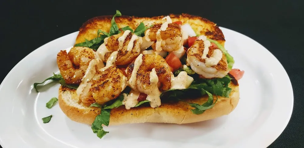 Blackened Shrimp Poboy