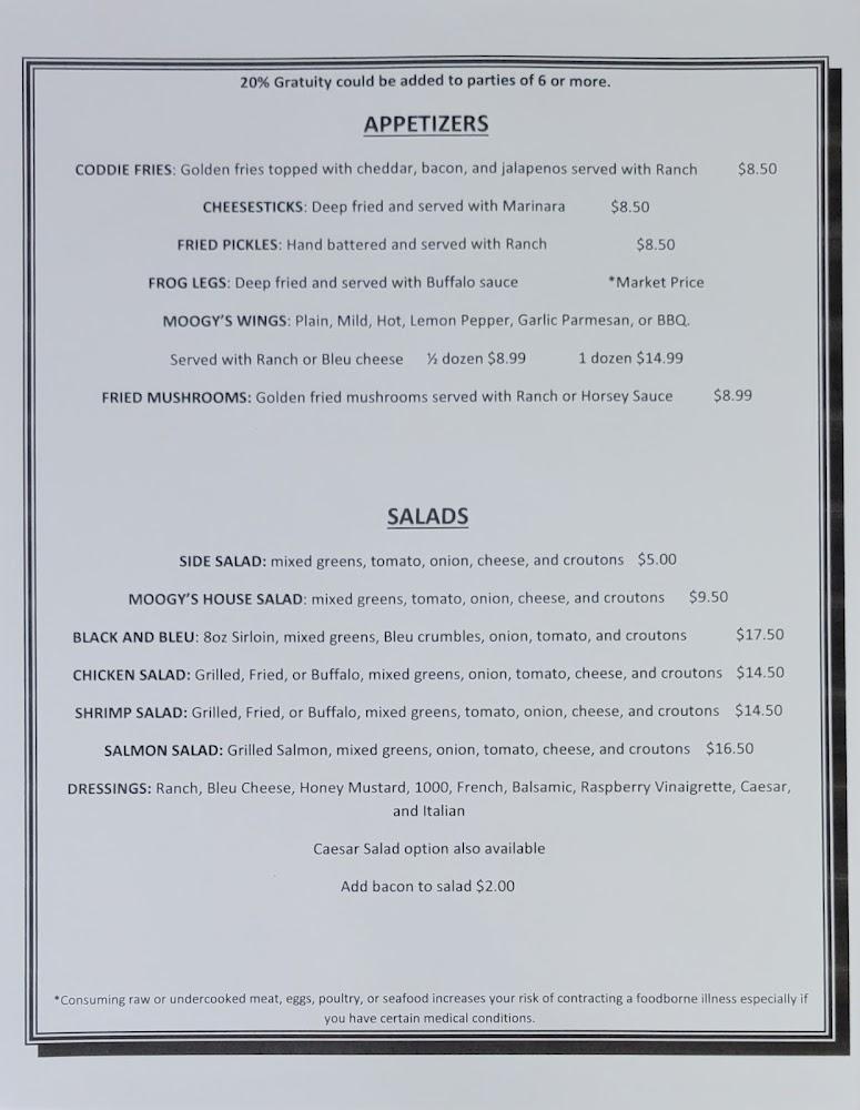 Mill Creek Gathering Place Menu image 1