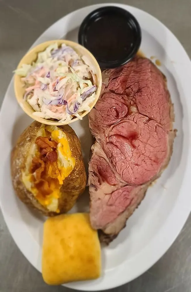 Slow Roasted Black Angus Prime Rib